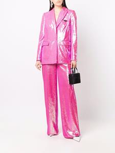 philippplein Philipp Plein Blazer met enkele rij knopen - Roze