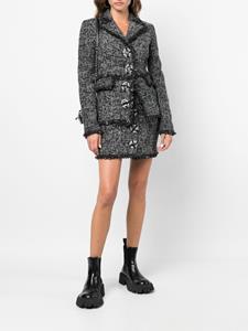 philippplein Philipp Plein Blazer met ceintuur - Zwart