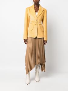 DESTREE Andy ribfluwelen blazer - Geel