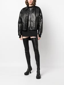 Burberry Leren jack - Zwart