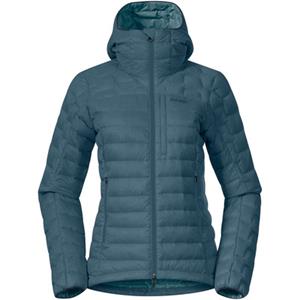Bergans Magma Light Down Jacket w/Hood Women (Maat - L, Kleur - Orion blue)
