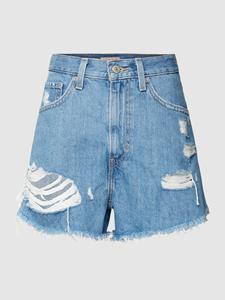 Dames Levis High Waisted Mom Shorts in Denim