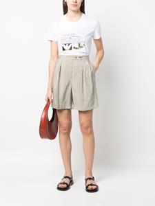 emporioarmani Emporio Armani High waist shorts - Groen