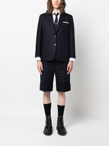 thombrowne Thom Browne Shorts met zijstreep - Blauw