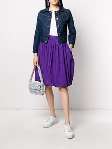 Patou Denim jack met geborduurd logo - Blauw