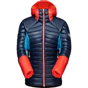 Mammut Eigerjoch Advanced Hooded Gevoerde Jas Dames Donkerblauw/Rood