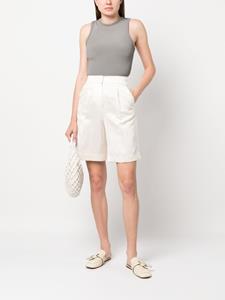 Peserico High waist shorts - Beige