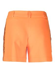 philippplein Philipp Plein Shorts verfraaid met kristallen - Oranje
