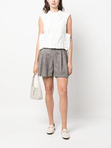 fabianafilippi Fabiana Filippi Geplooide shorts - Beige