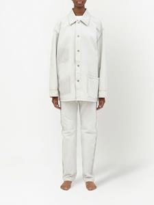 maisonmargiela Maison Margiela Selvedge denim shirtjack - Wit