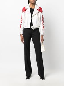 philippplein Philipp Plein Leren jack' - Wit