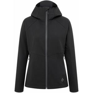 Black Diamond - Women's Element Hoody - Softshelljack, zwart