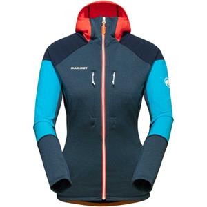Mammut Eiswand Advanced Hooded Vest Donkerblauw/Rood