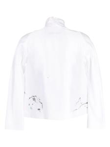 shiatzychen SHIATZY CHEN Jack met bloemenprint - Wit