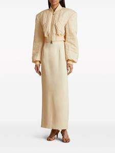 KHAITE Cropped jack - Beige