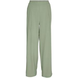 Pantalon VMMYMILO HW WIDE PANTS WVN GA met linnen