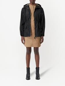 Burberry ECONYL jack met capuchon - Zwart