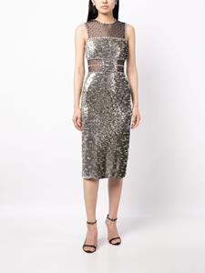 jennypackham Jenny Packham Jurk verfraaid met pailletten - Zwart