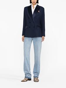 hebestudio Hebe Studio Blazer met dubbele rij knopen - Blauw