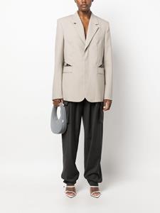dionlee Dion Lee Blazer met enkele rij knopen - Grijs
