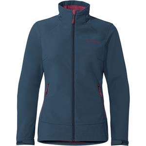 Vaude Cyclone Softshell Jas Dames Marineblauw