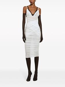 dolce&gabbana Dolce & Gabbana Jurk van tule - Wit
