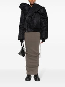 rickowensdrkshdw Rick Owens DRKSHDW Gewatteerd bomberjack - Zwart