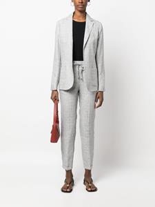 Kiton Geruite blazer - Grijs