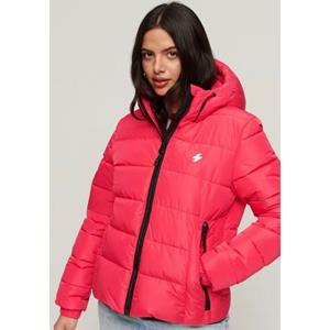 Superdry Steppjacke "HOODED SPIRIT SPORTS PUFFER", mit Kapuze, aus wasserabweisendem Material