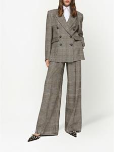dolce&gabbana Dolce & Gabbana Geruite blazer met dubbele rij knopen - Wit