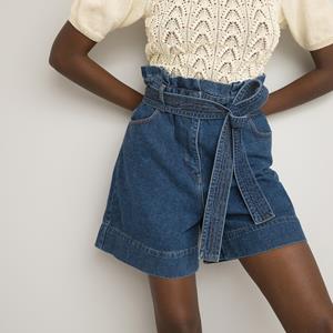 LA REDOUTE COLLECTIONS Paperbag short in denim