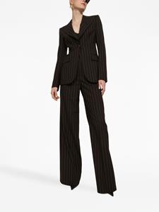 dolce&gabbana Dolce & Gabbana single-breasted striped blazer - Zwart