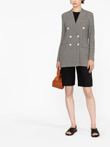 circolo1901 Circolo 1901 Geruite blazer - Zwart