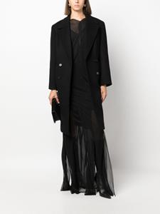 saintlaurent Saint Laurent Jas met dubbele rij knopen - Zwart