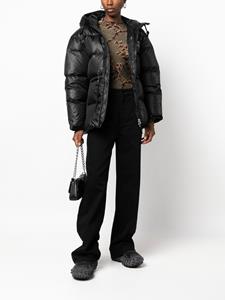 axelarigato Axel Arigato Donsjack met capuchon - Zwart