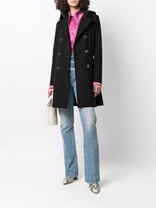 patriziapepe Patrizia Pepe Trenchcoat met dubbele rij knopen - Zwart