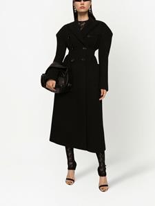 dolce&gabbana Dolce & Gabbana Jas met dubbele rij knopen - Zwart