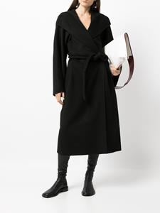 Goen.J Jas met gestrikte taille - Zwart