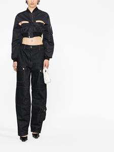 Coperni Cropped bomberjack - Zwart