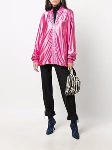 Khrisjoy Bomberjack met logoprint - Roze