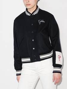goldengoose Golden Goose Bomberjack met geborduurd logo - Blauw