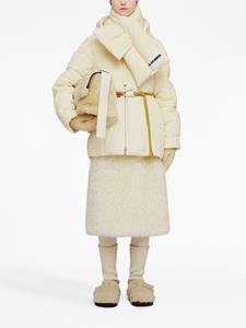 jilsander Jil Sander Donsjack met capuchon - Wit