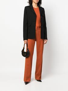 victoriabeckham Victoria Beckham Colbert met enkele rij knopen - Zwart