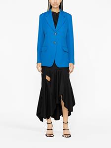 victoriabeckham Victoria Beckham Blazer met enkele rij knopen - Blauw