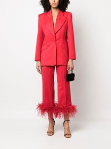 STYLAND Blazer met enkele rij knopen - Rood