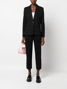 TWINSET Blazer met enkele rij knopen - Zwart