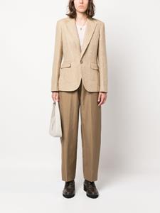 ralphlaurencollection Ralph Lauren Collection Blazer met enkele rij knopen - Beige
