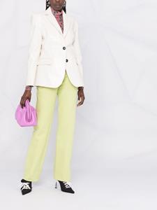 MSGM Leren blazer - Wit