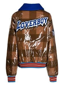 charlesjeffreyloverboy Charles Jeffrey Loverboy Geruit bomberjack - Bruin
