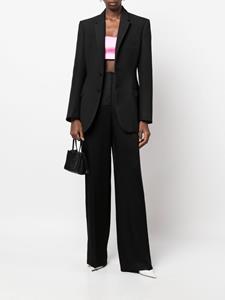 albertaferretti Alberta Ferretti Straight broek met geplooid detail - Zwart